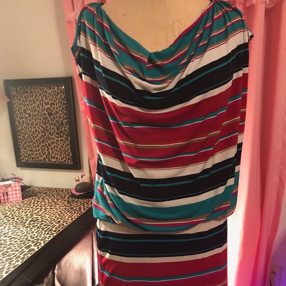 Laundry by Design multi-color mini dress